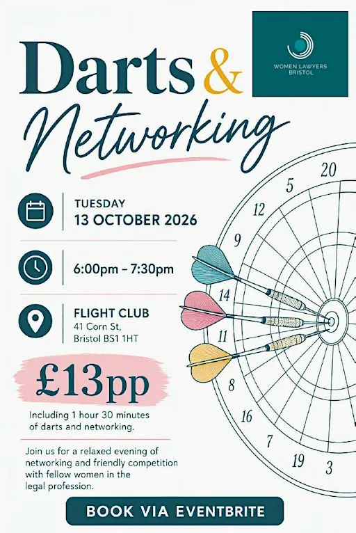 Women Lawyers Bristol: Darts & Networking