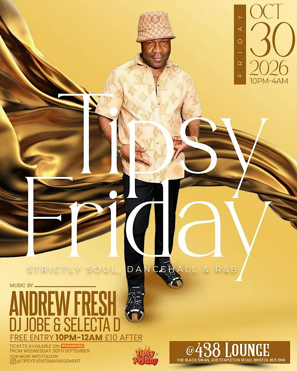 Tipsy Friday at 438 Lounge, The Black Swan