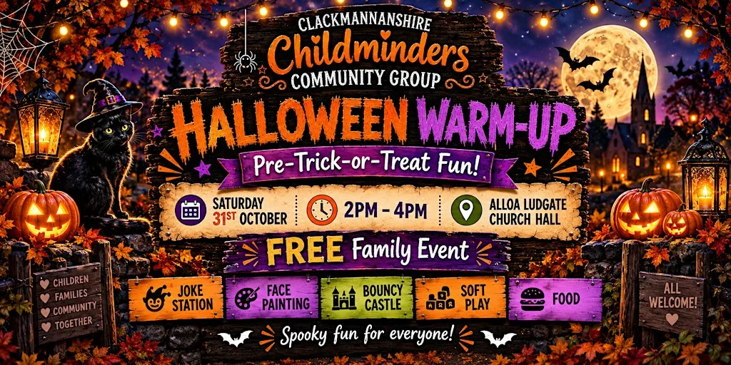 Halloween Warm-Up: Pre-Trick-or-Treat fun! at Alloa Ludgate Church