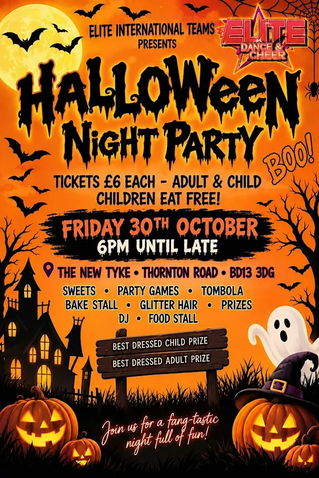 ELITE HALLOWEEN SPOOKTACULAR at The New Tyke