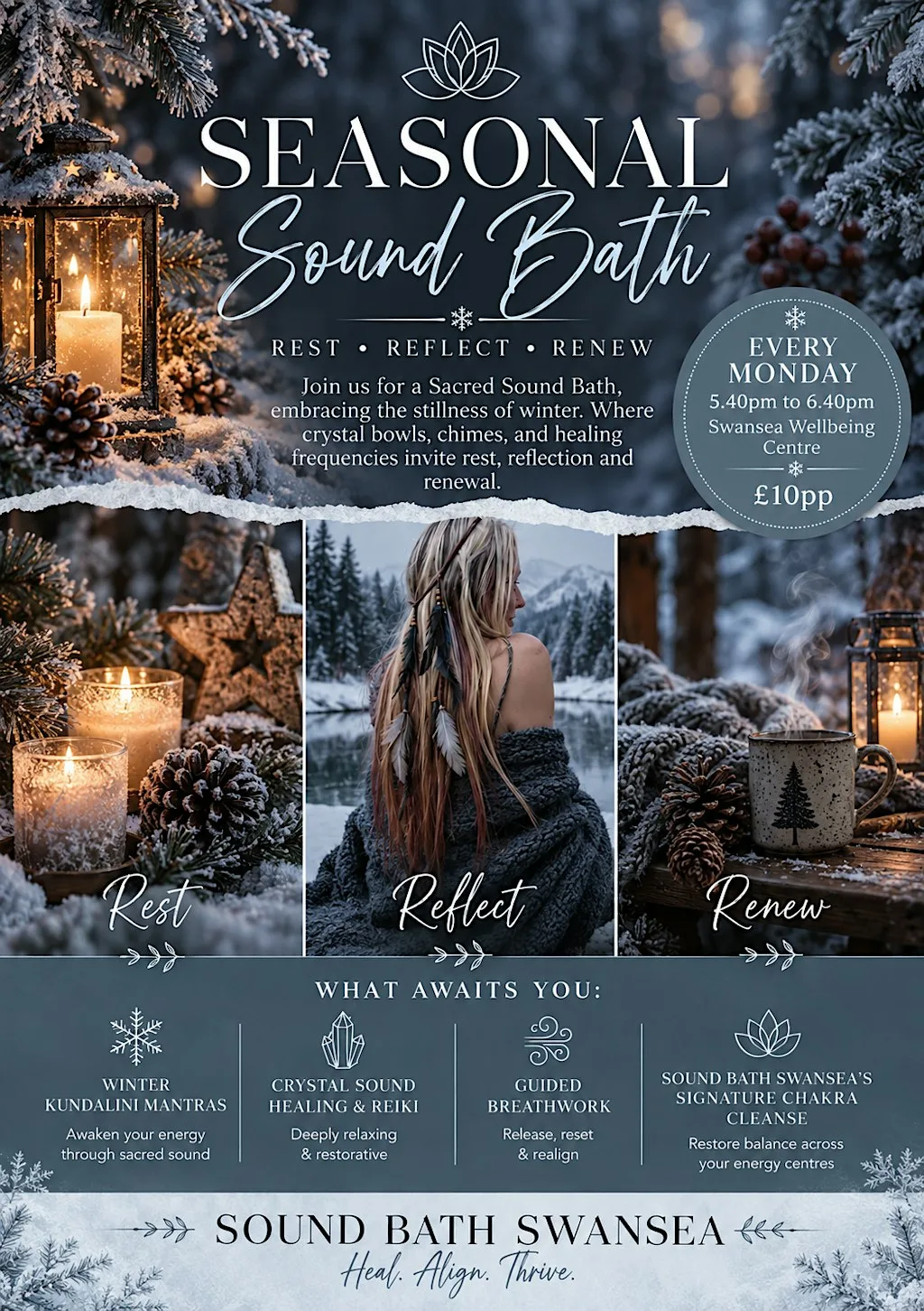 Winter Sound Bath at Swansea Wellbeing Centre at The Swansea Wellbeing Centre