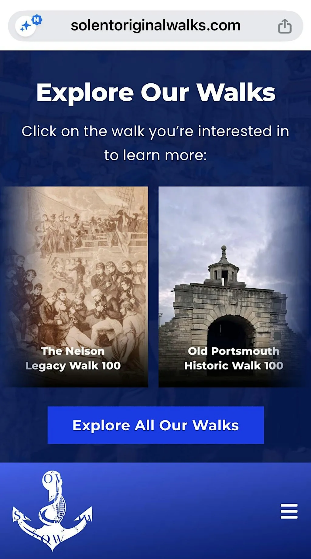 Old Portsmouth Heritage Walk at Landport Gate