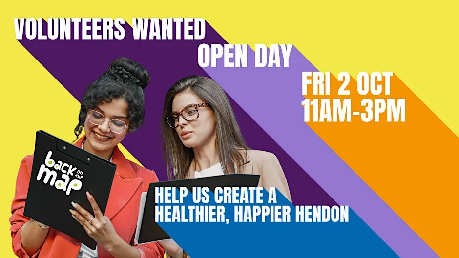 Back on the Map Health Volunteering Open Day at Back On The Map: Carnegie Community Corner