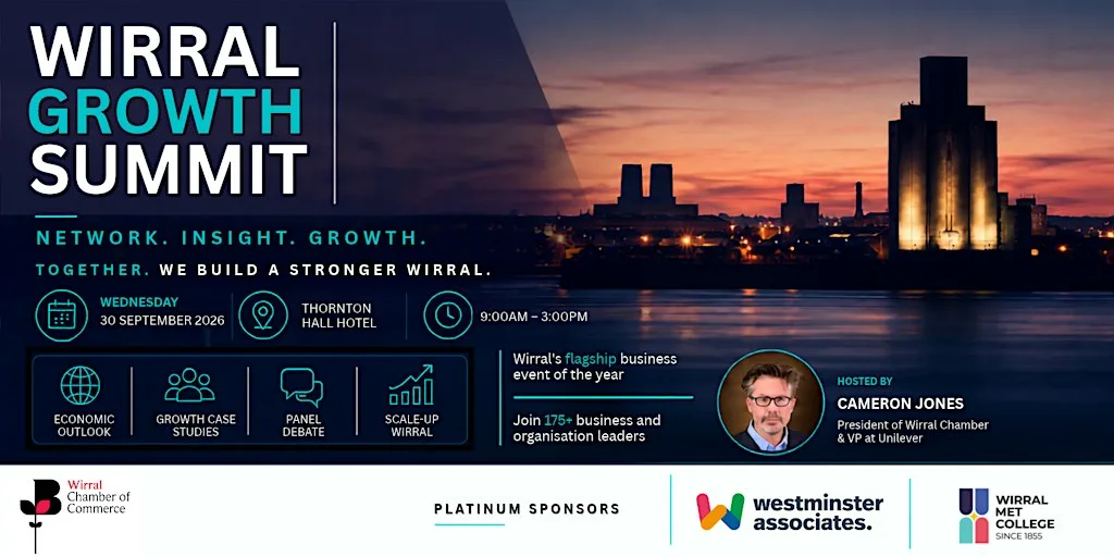 Wirral Growth Summit 2026 at Thornton Hall Hotel & Spa