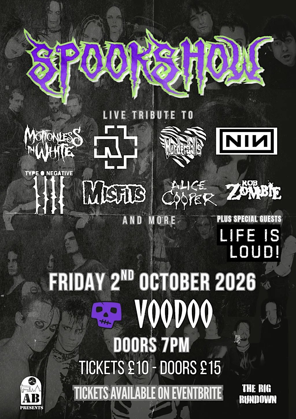 Spookshow! (Shock RockTribute Band) at Voodoo