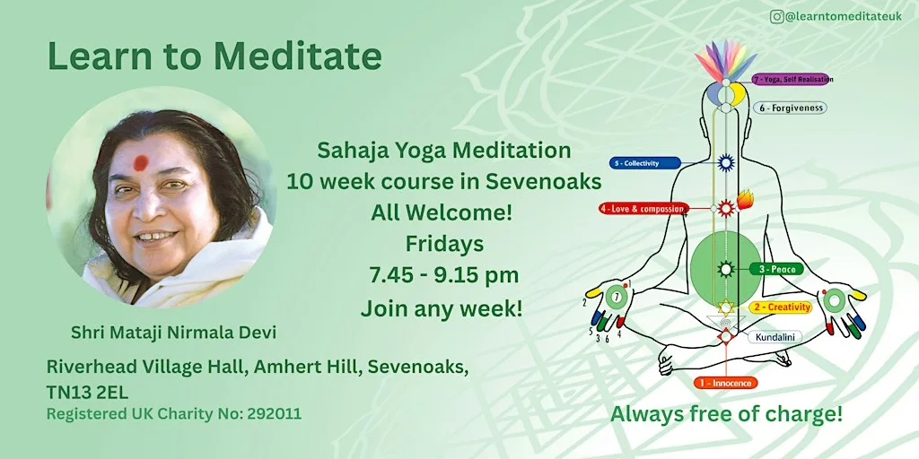 Learn to Meditate - Free 10 Week Course in Sevenoaks - Inner peace balance