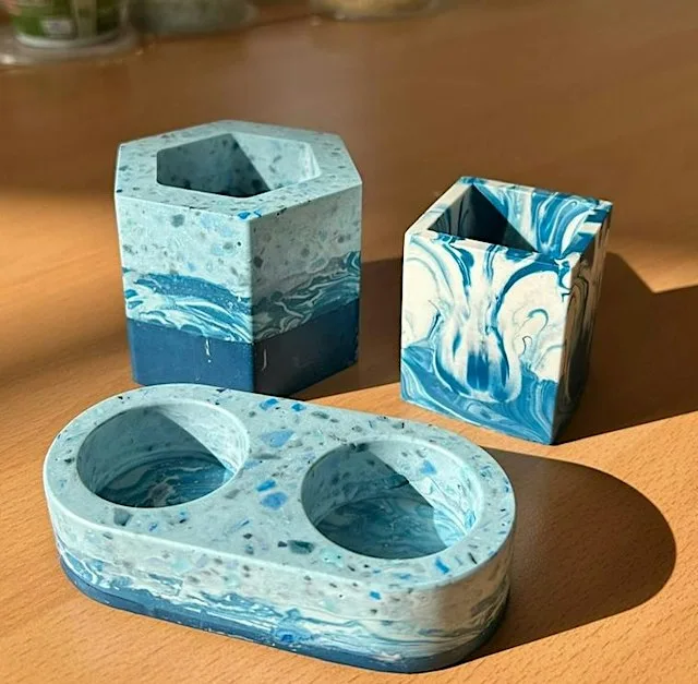 Intro to Jesmonite: The Chunky Pots Workshop in Starbeck, Harrogate