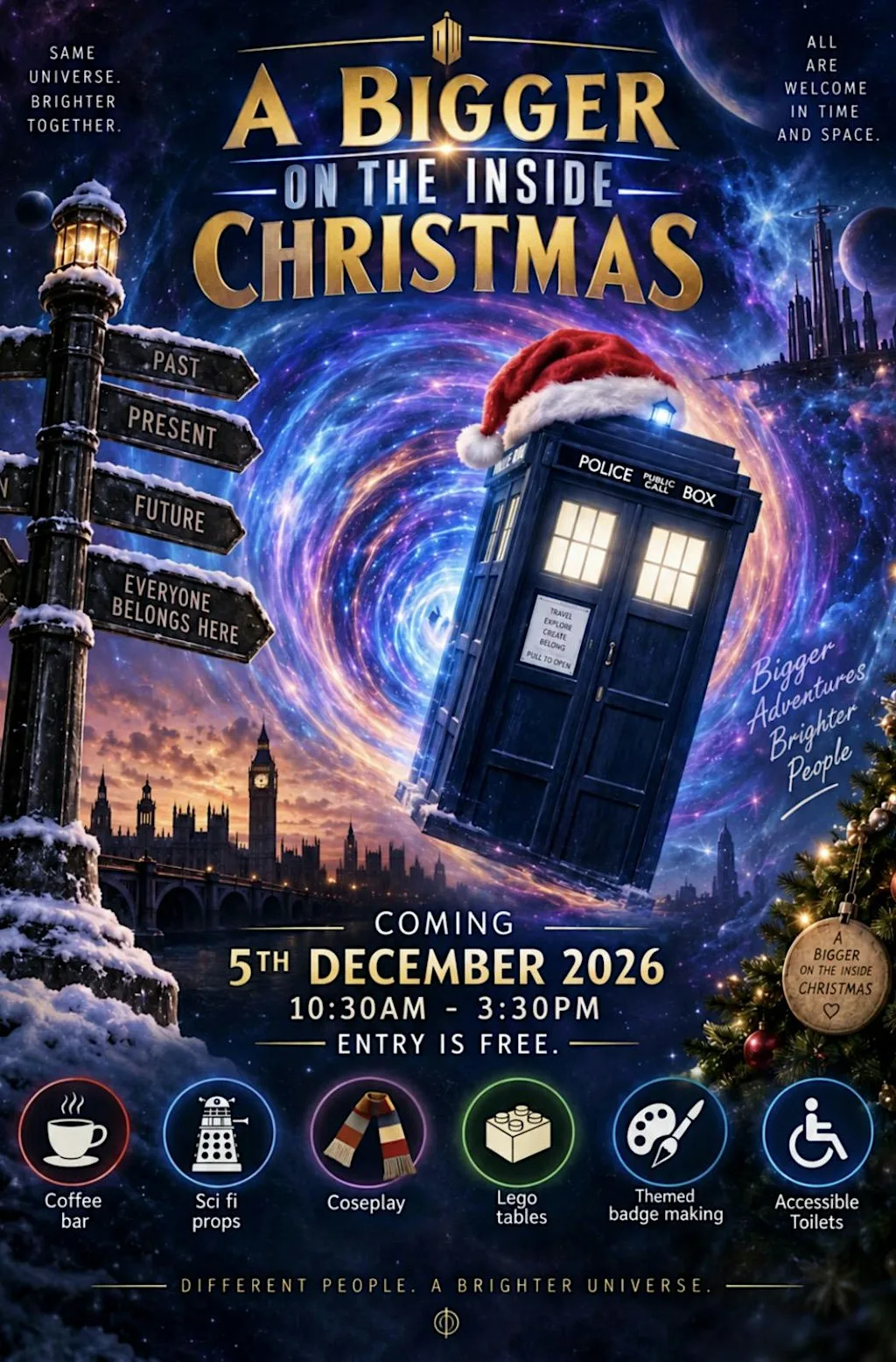 It’s BIGGER on the inside Christmas