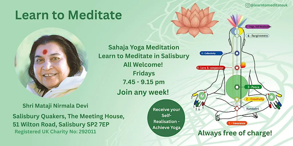 Learn to Meditate in Salisbury - Free 11 week course - Get connected