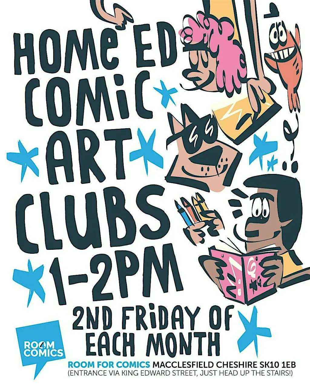 HOME ED. Comic Art Club! (6+)