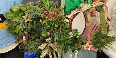 Natural Christmas Wreaths at Ryton Pools Country Park at Ryton Pools Country Park