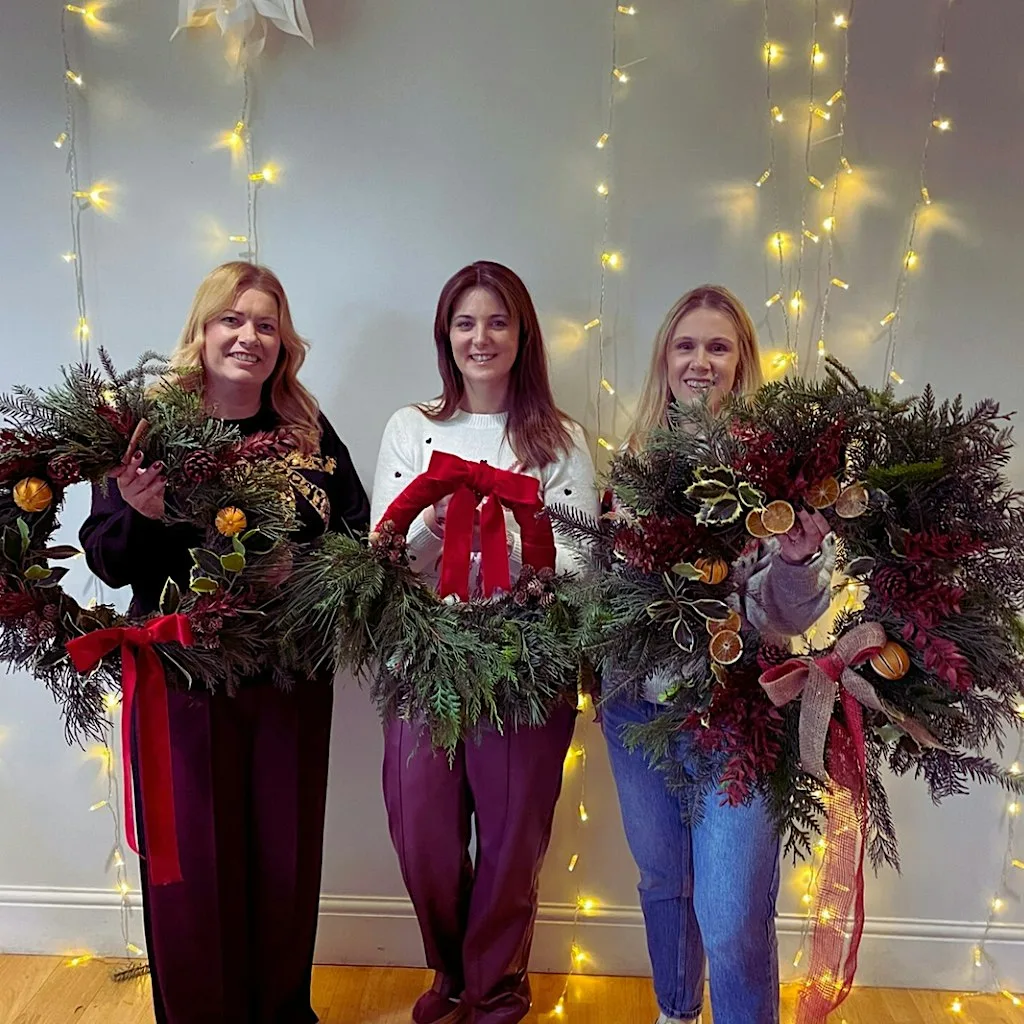 November Christmas Wreath Making Workshop at Hope Street Hotel, Liverpool at Hope Street Hotel