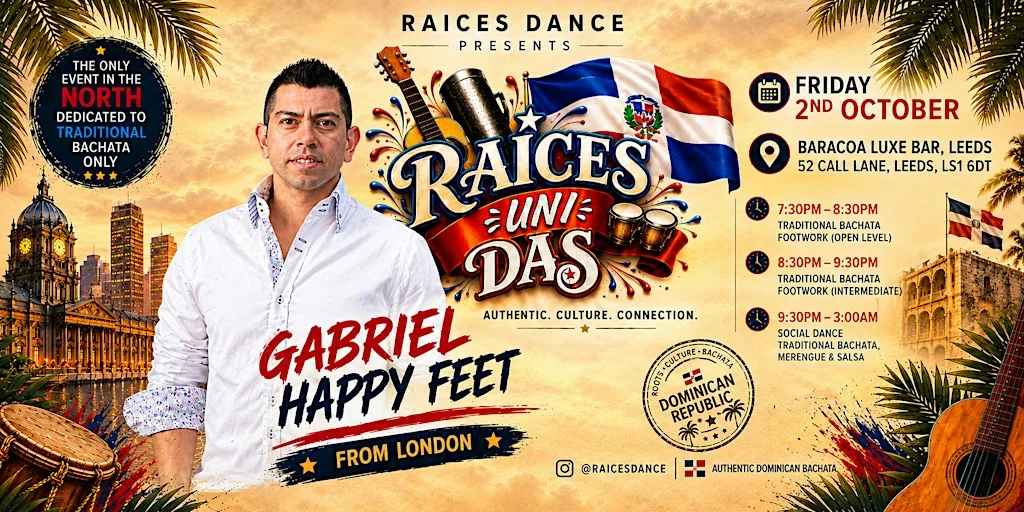 RAICES UNIDAS Bachata Night | with Gabriel Happy Feet at Baracoa Luxe Bar