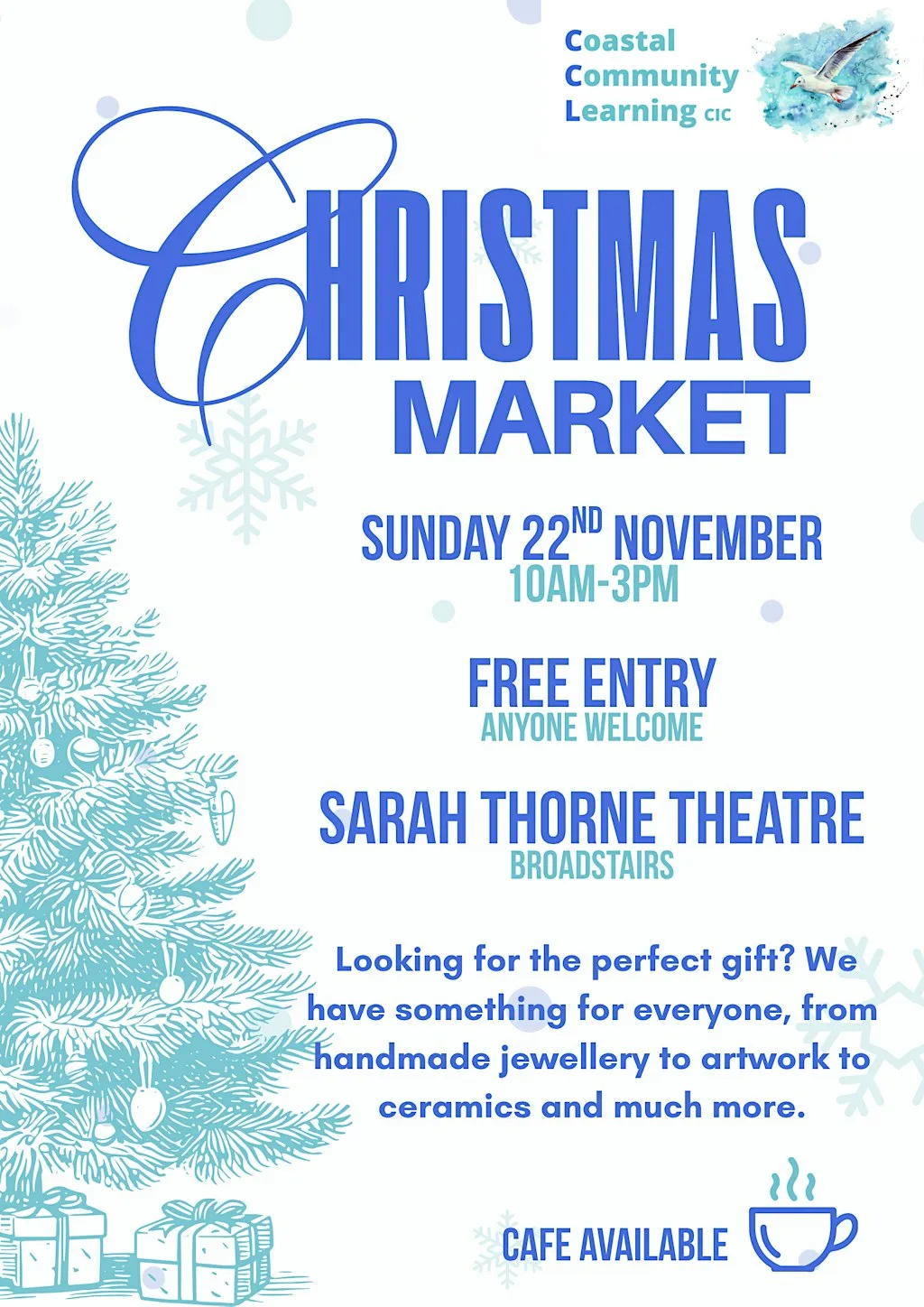 Coastal Community Learning Christmas Market at Sarah Thorne Theatre