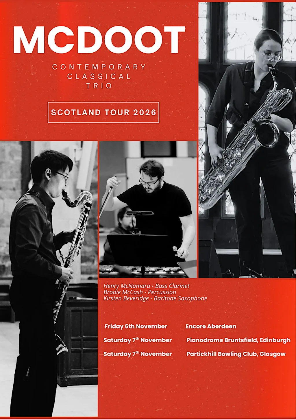 McDOOT Scotland Tour 2026 - Aberdeen at Encore Aberdeen