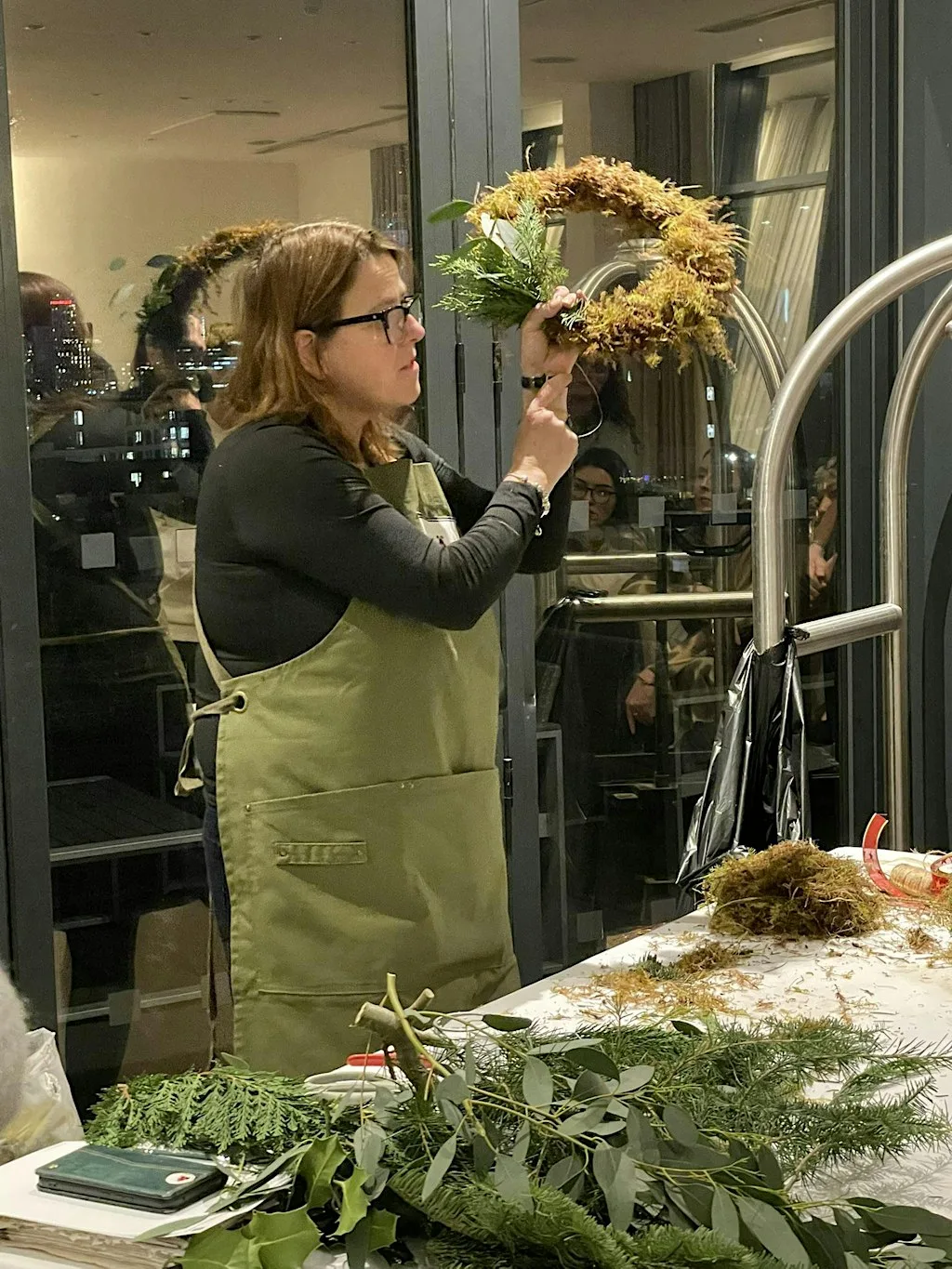 Christmas Door Wreath Making Workshop – Sefton Park Liverpool at The Old School House