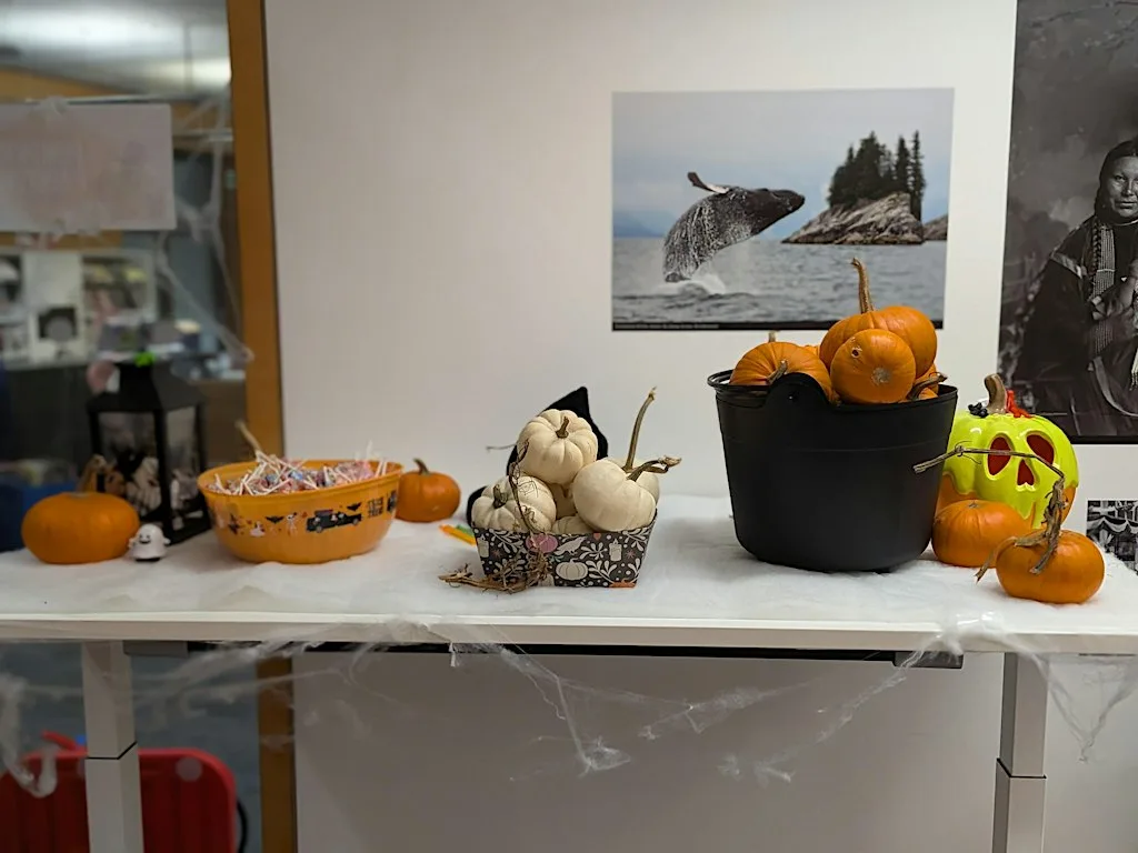 Petrifying Pumpkin Painting at American Library