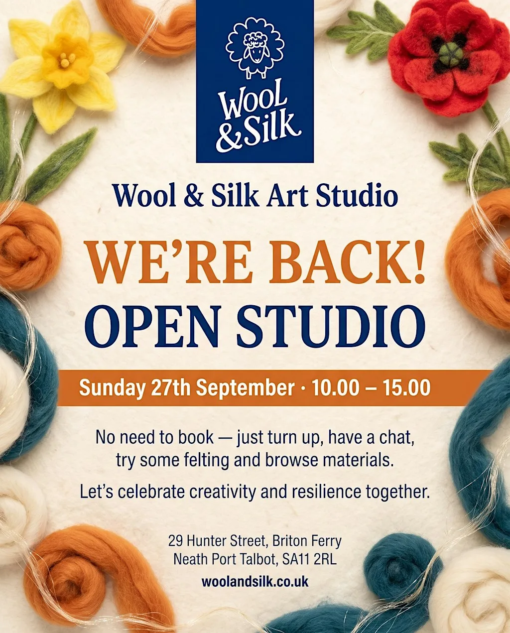 Open Studio Day at Wool&silk Art studio