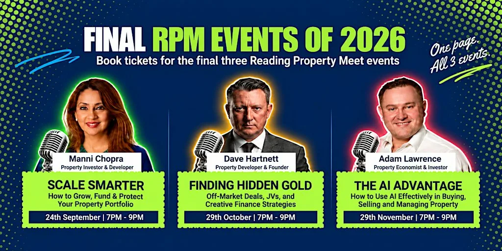 Reading Property Meet: Final 3 Events of 2026 at Thames LIDO