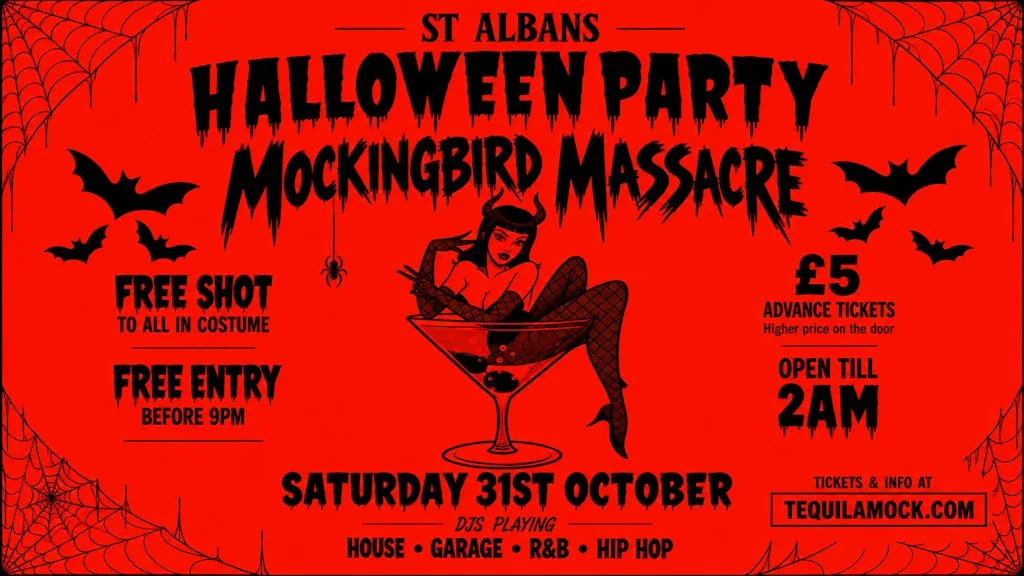 Mockingbird Massacre at Tequila Mockingbird St.Albans