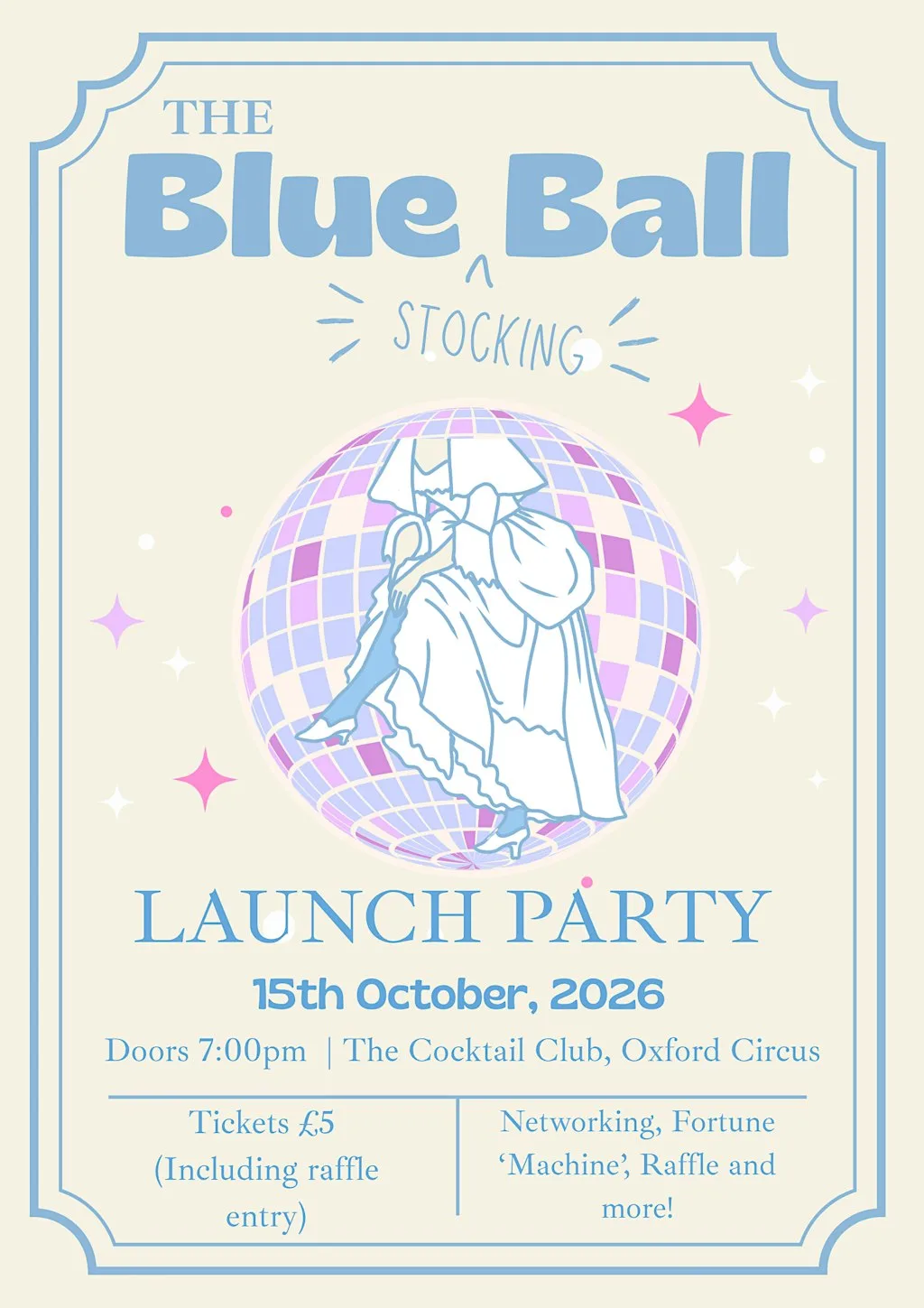 The Bluestocking Ball - Official Launch Party at The Cocktail Club - Cocktail Bar in Oxford Circus