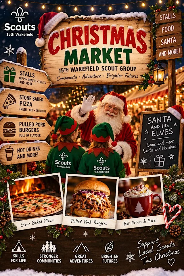 Santa’s Grotto and Christmas Market at 15th Wakefield Scout Hut