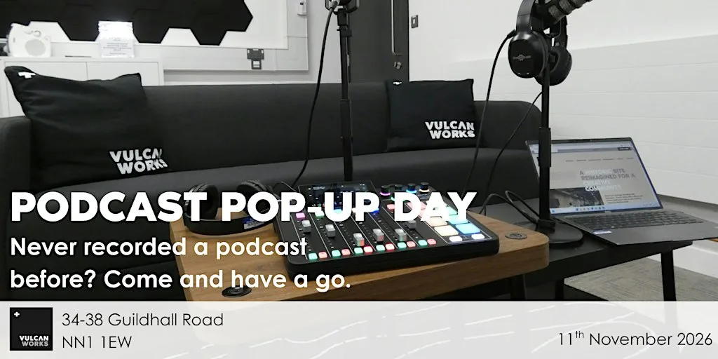 Vulcan Works Podcast Pop-Up Day at Vulcan Works - Offices & Coworking Space