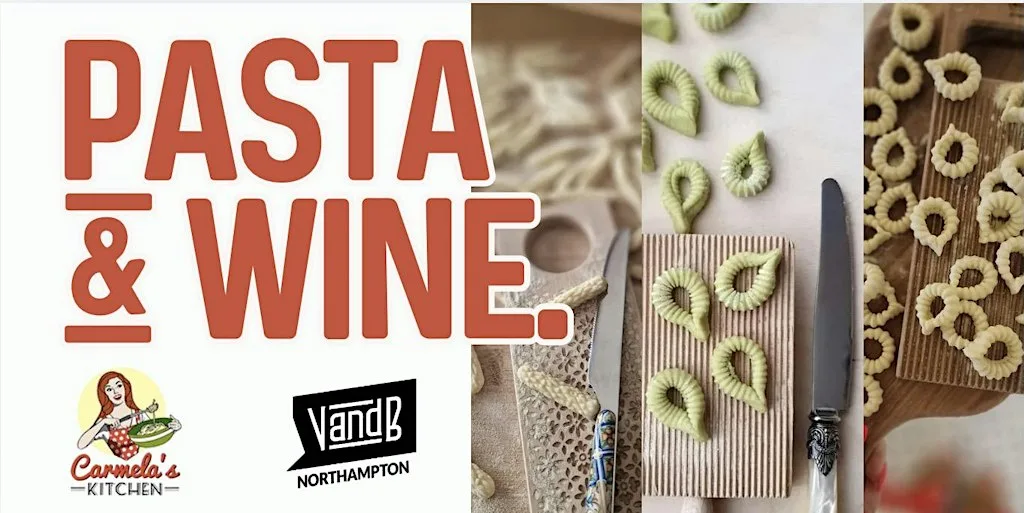 Pasta and Wine at V and B Northampton