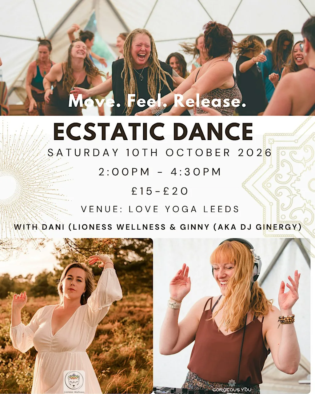 Ecstatic Dance Leeds at Love Yoga Leeds