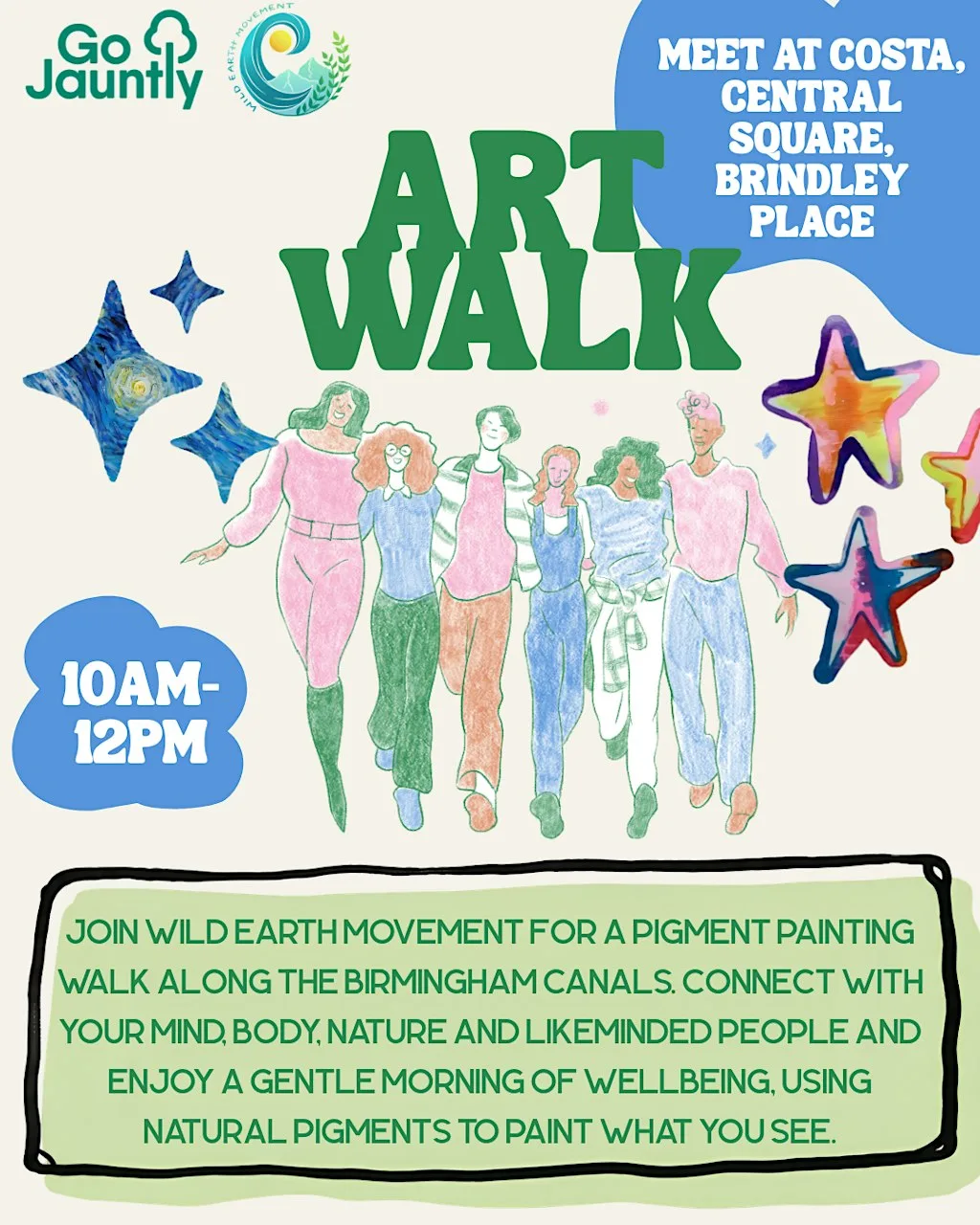 Art Walk- Natural Pigment Painting