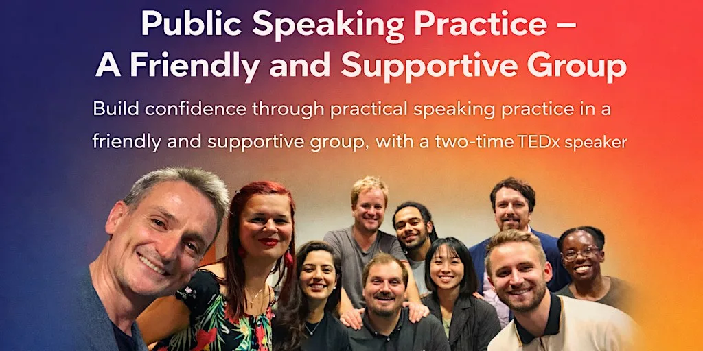 Public Speaking Practice - A Friendly and Supportive Group