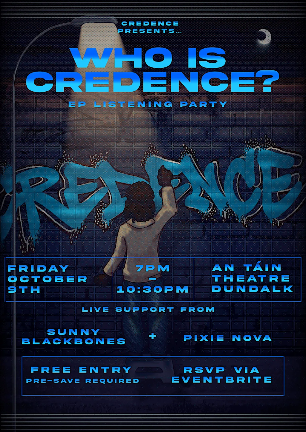 Who Is Credence? — EP Listening Party & Visual Experience at An Táin Arts Centre
