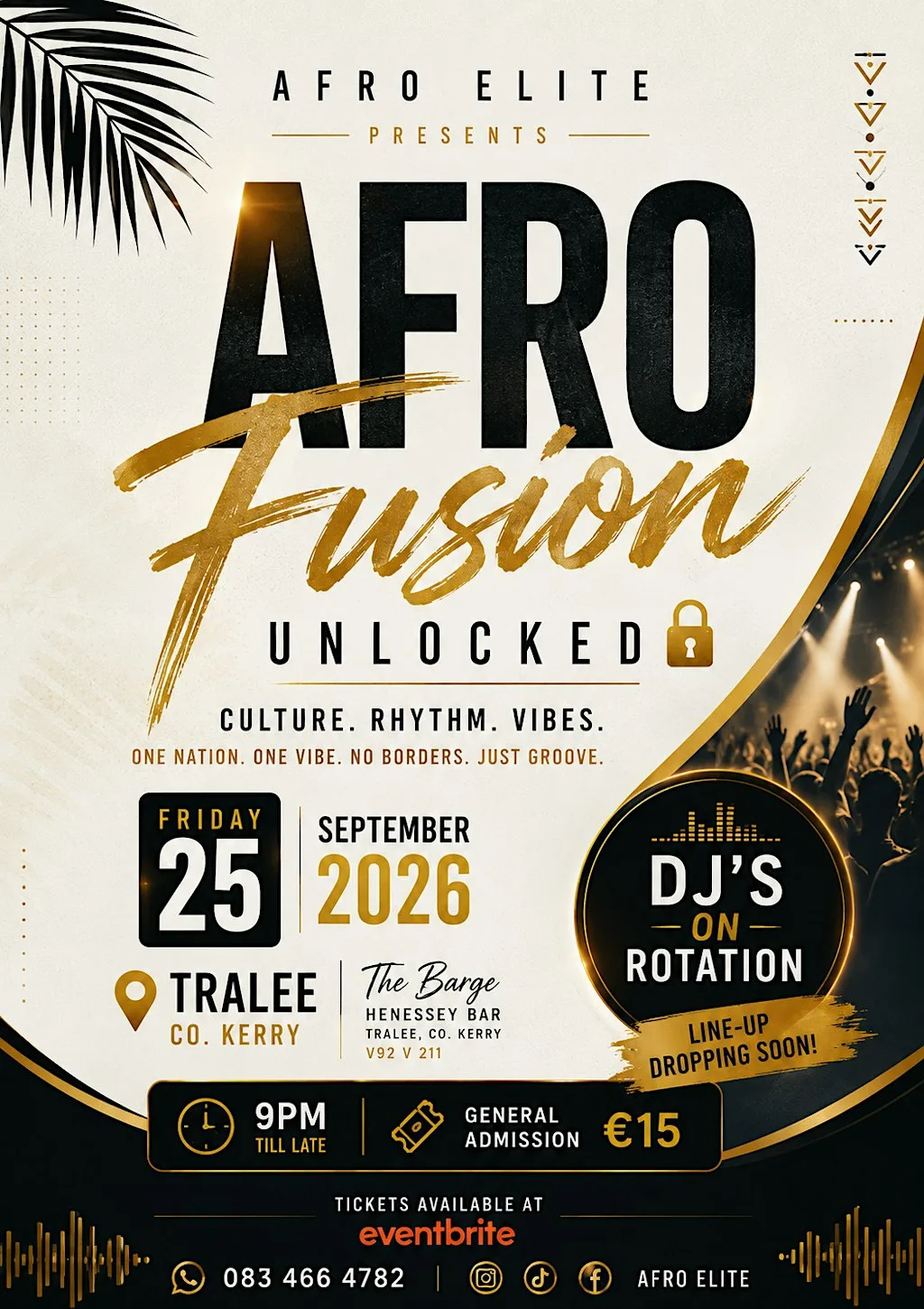 Afro fusion unlocked at The BARGE - Hennessys Bar
