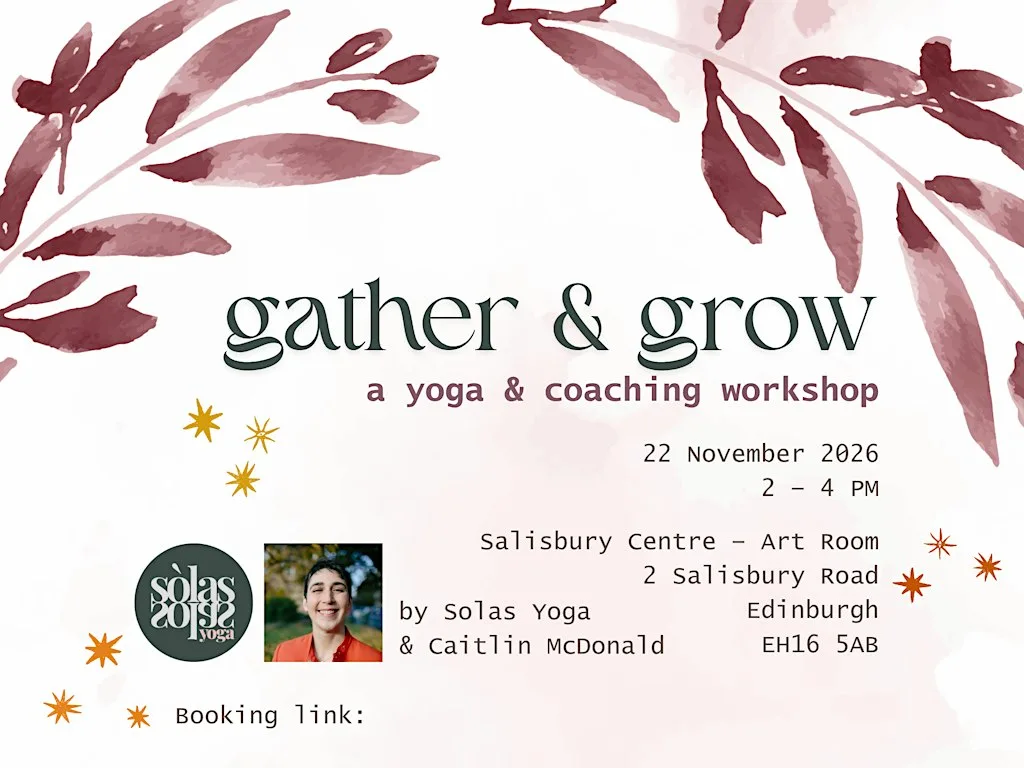 Gather & Grow: Yoga and Coaching Workshop at The Salisbury Centre
