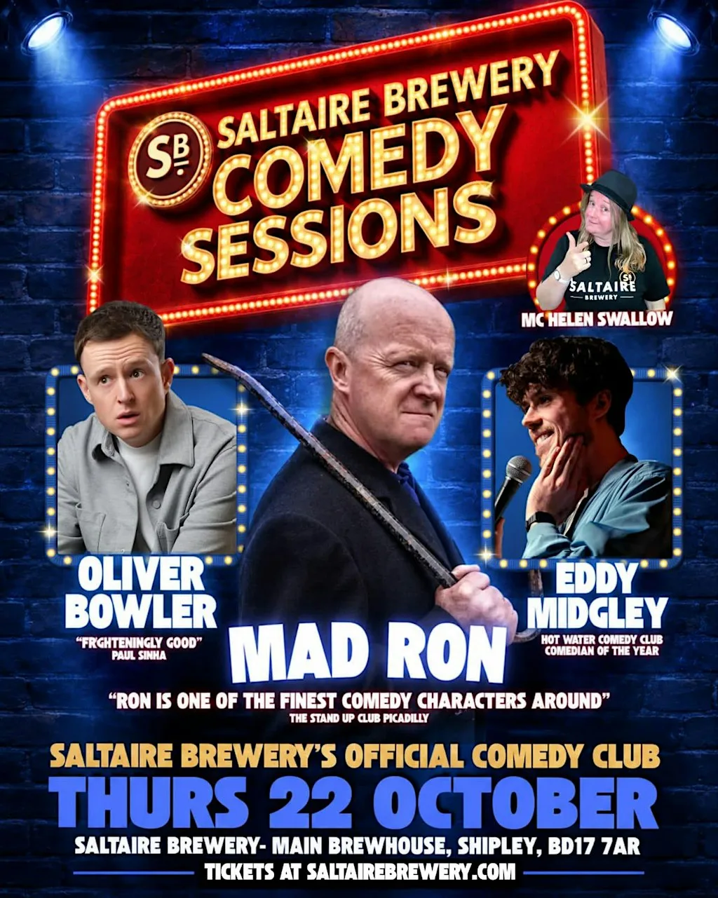 Saltaire Brewery's Comedy Night at Saltaire Brewery