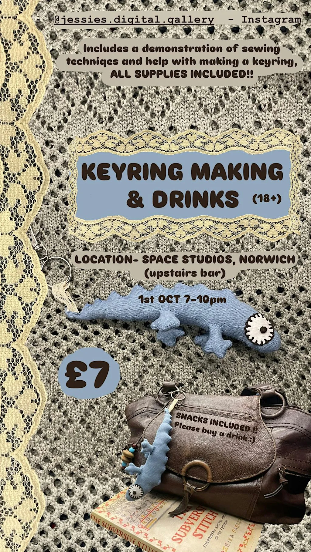 KEYRING MAKING AND DRINKS