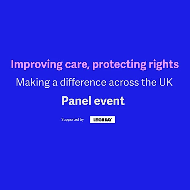[In Person] Improving Care, Protecting Rights: Making A Difference