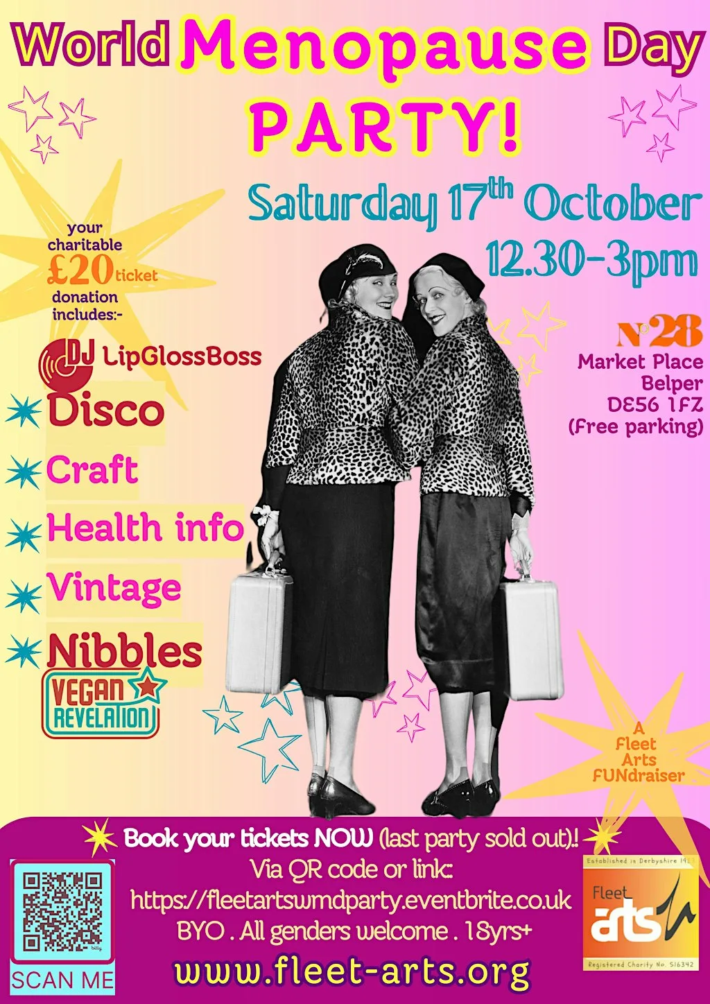 World Menopause Day FUNdraiser Party! at Number 28