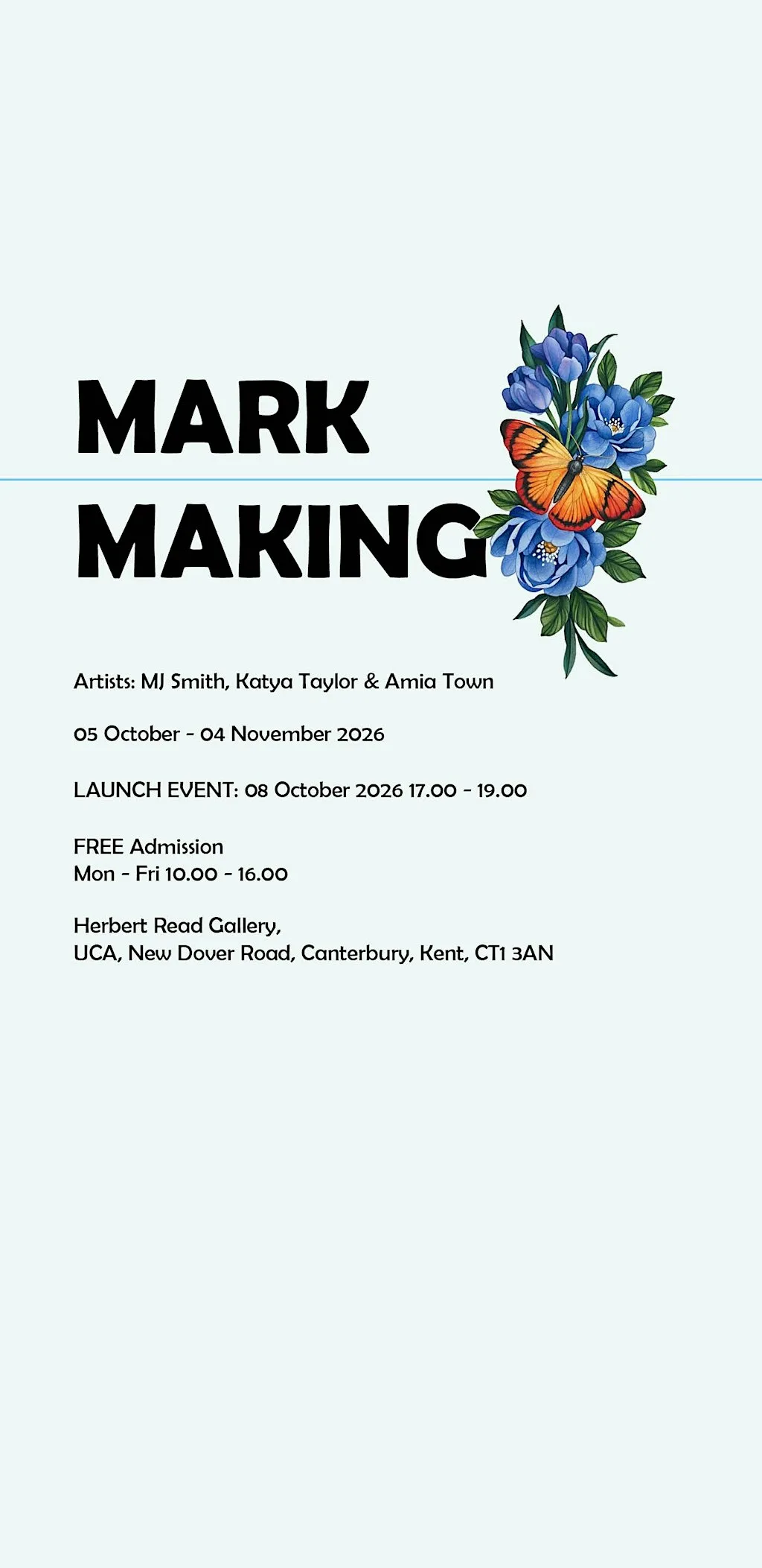 Mark Making - exhibition launch event
