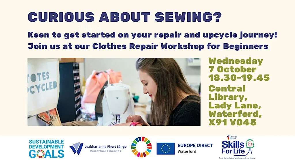 Clothes Repair Workshop for beginnners at Central Library
