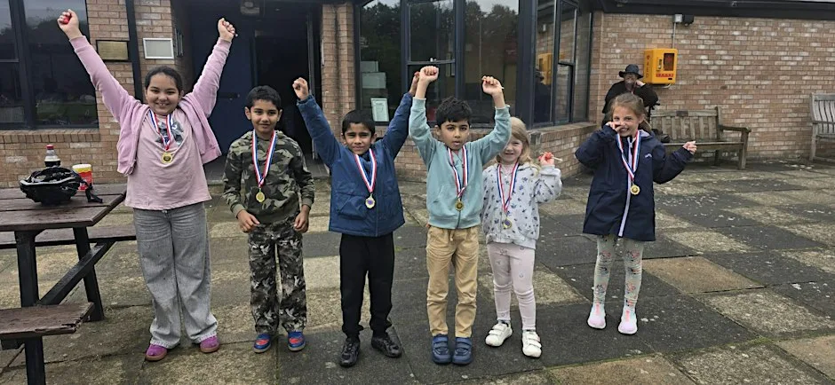 Children's Learn to Ride Sessions at Spenborough Athletics Track at Princess Mary Stadium