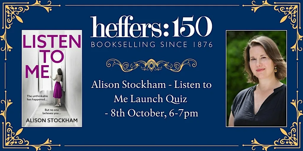Alison Stockham - Listen to Me Launch Quiz, at Heffers Bookshop at Heffers Bookshop