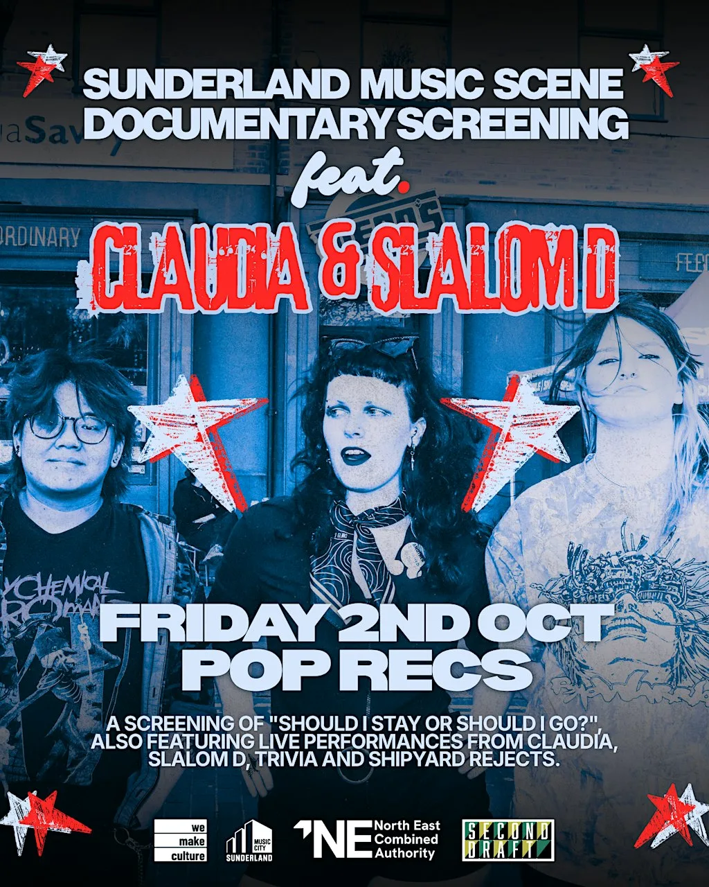 Sunderland Music Scene Documentary Screening feat. Claudia & Slalom D at Pop Recs