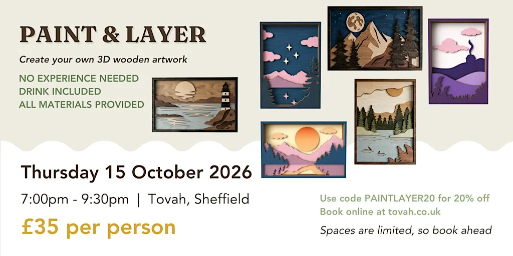 Paint & Layer | Create Your Own 3D Wooden Artwork at Tovah Ltd.