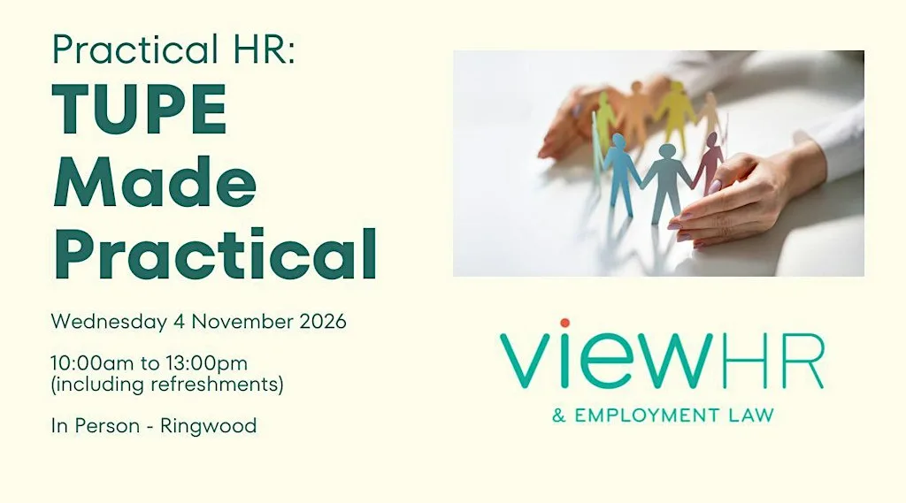 TUPE Made Practical at View HR Limited