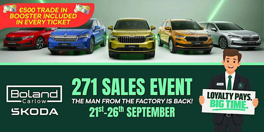 271 Skoda Man From The Factory Sales Event at Boland Carlow