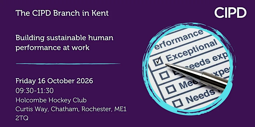 Building sustainable human performance at work
