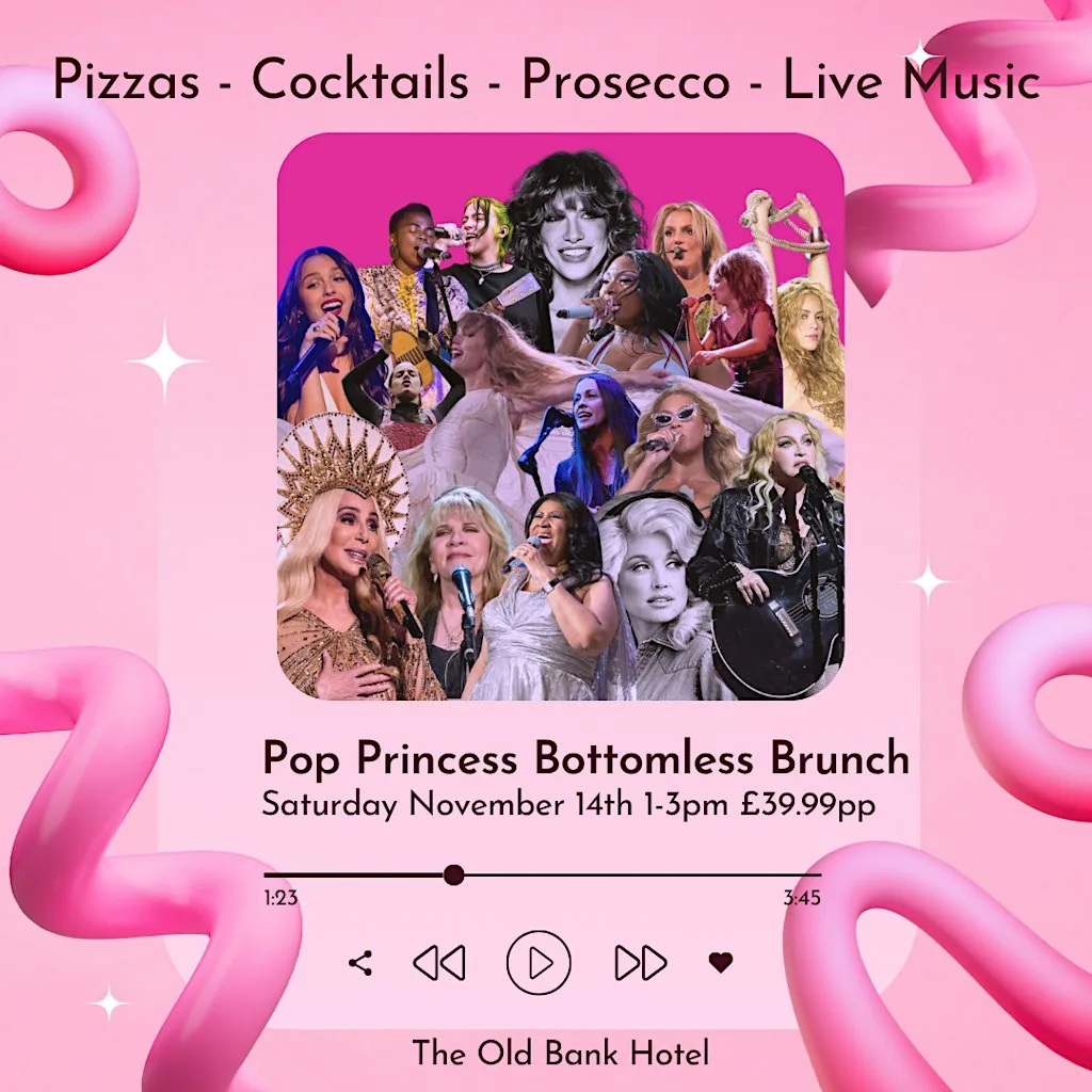 Pop Princess Bottomless Brunch at The Old Bank Hotel