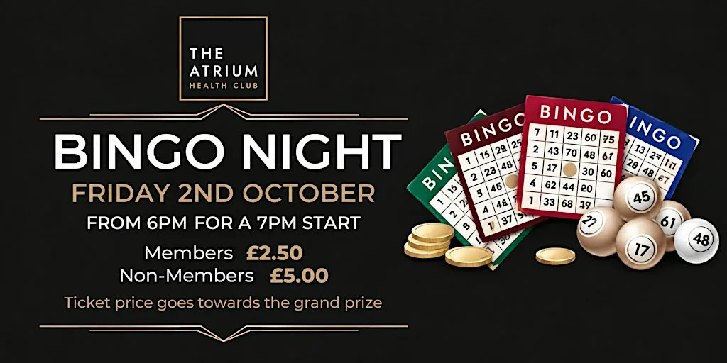 Bingo Night at The Atrium at The Atrium Health Club