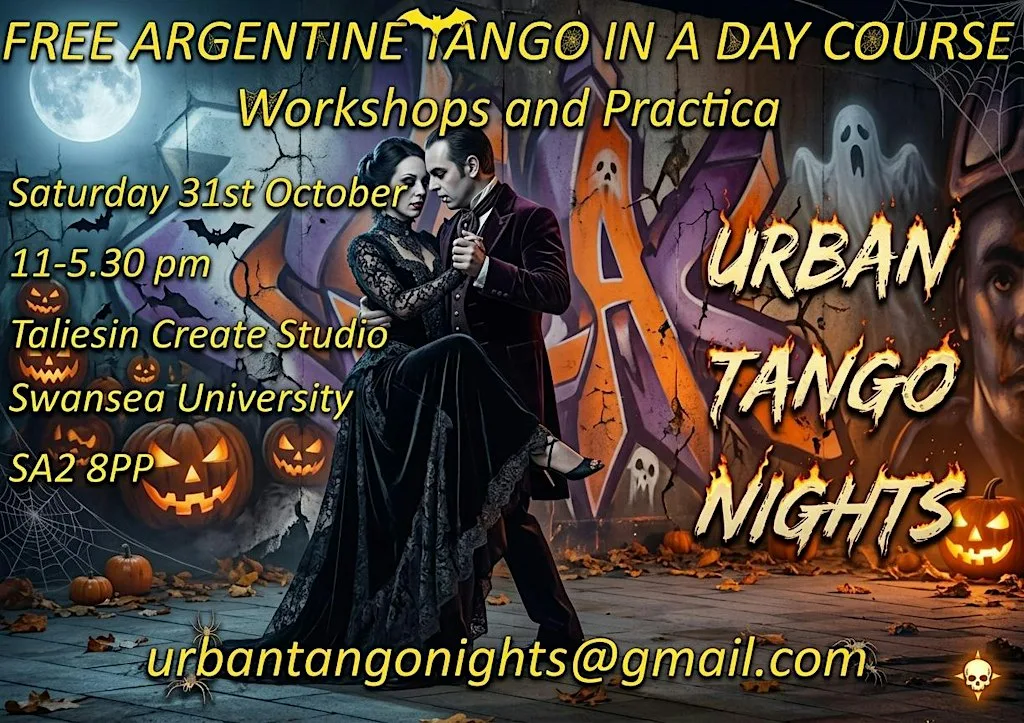 FREE Argentine Tango in a Day Course: Workshops and Practilonga Oct